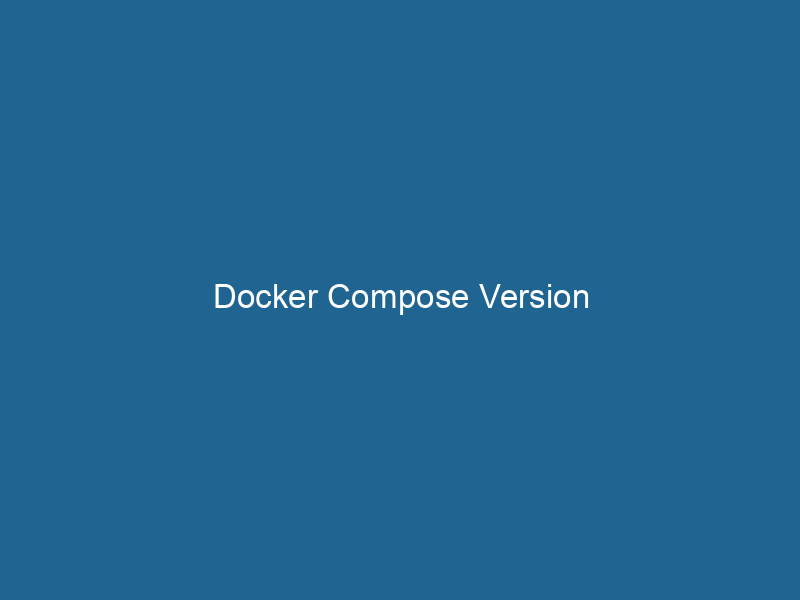 docker-compose-version-2
