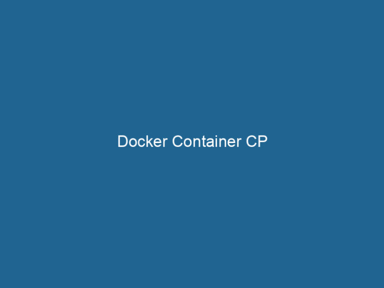 Docker Container CP - Dockerpros