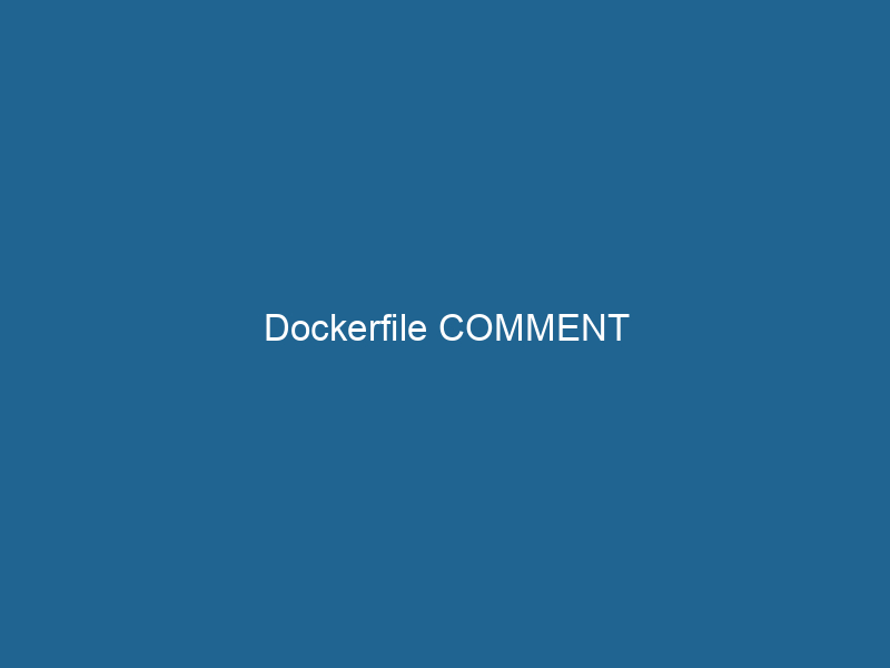 dockerfile-comment-2