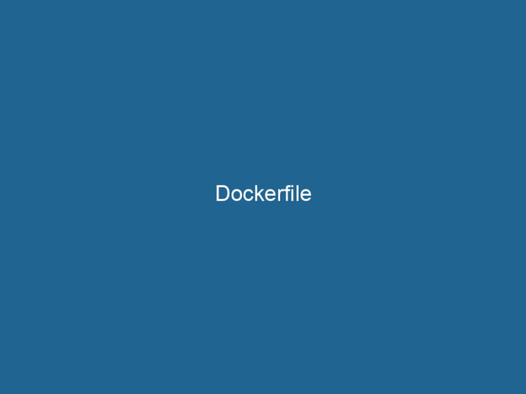 Dockerfile - Dockerpros