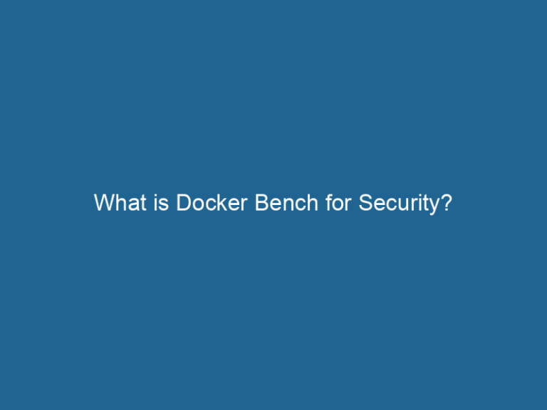 What is Docker Bench for Security? - Dockerpros